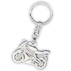 BIKE PEWTER KEYRING  MG 027